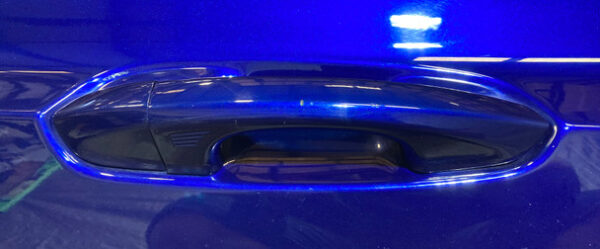 2015-2020 Ford Mustang S550 Driver Side Door Assembly / Deep Impact Blue FM013 - Image 8