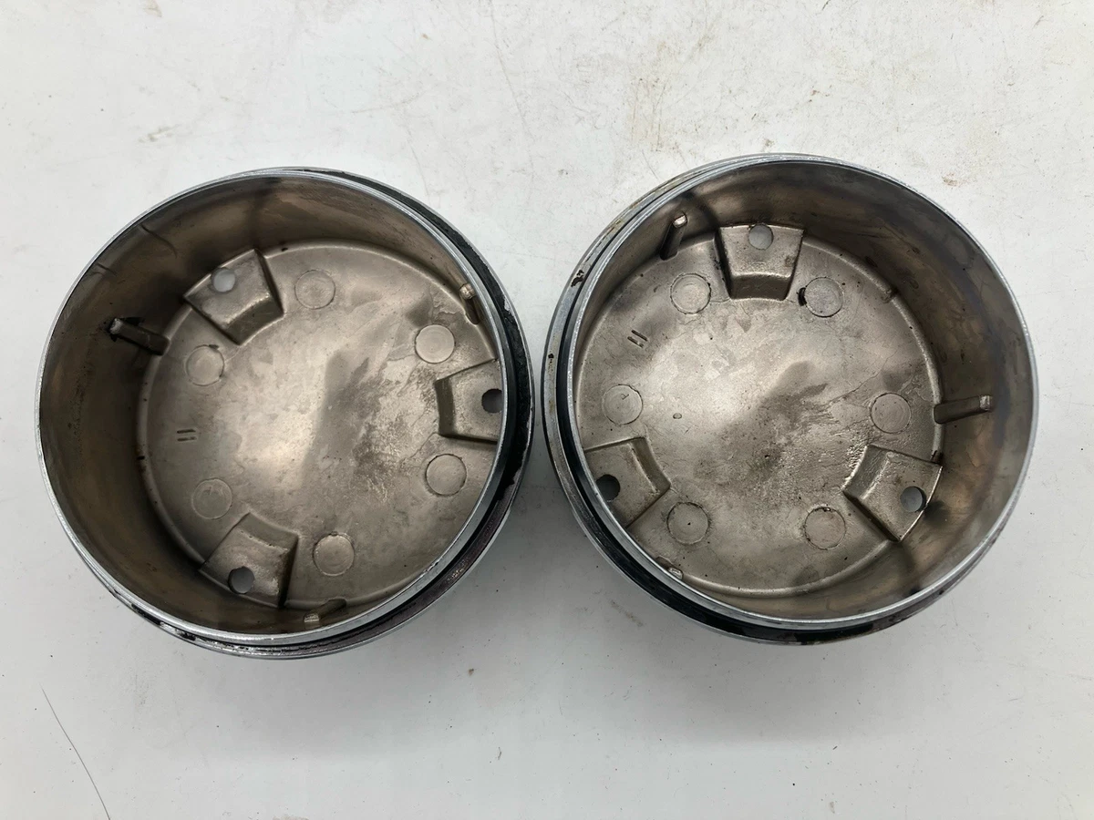 92-97 Ford F-Series Bronco 4x4 Auto Locking Hub Cap Pair and Decals - Image 2