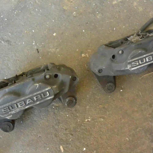JDM front brake calipers for Subaru Impreza WRX Forester GDA v7 GC8 Sti gf8 SF5